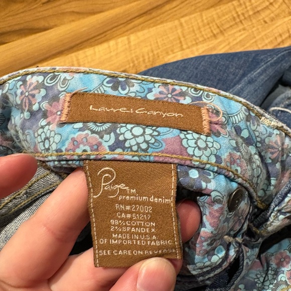 PAIGE Blue Flare & Wide Leg Jeans - Picture 6 of 15